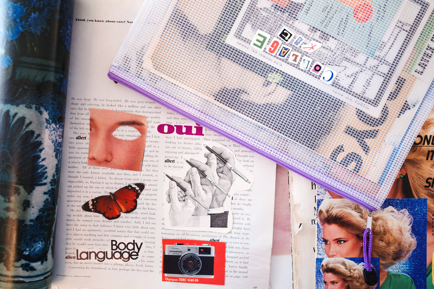 Hand-Curated Vintage Collage Kits