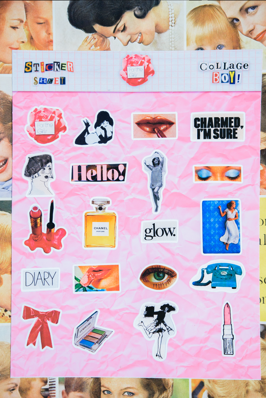 For the Girls Sticker sheet