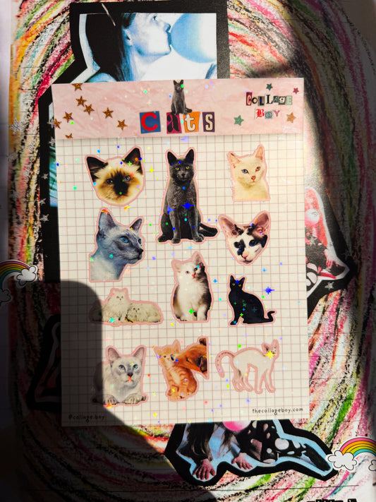 Cats Sticker Sheet